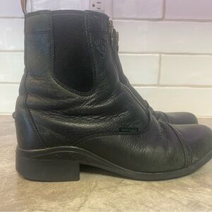 Ariat Women's Black Leather Zip Boots